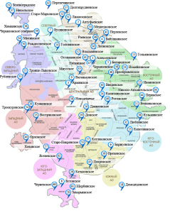 Карта московских кладбищ