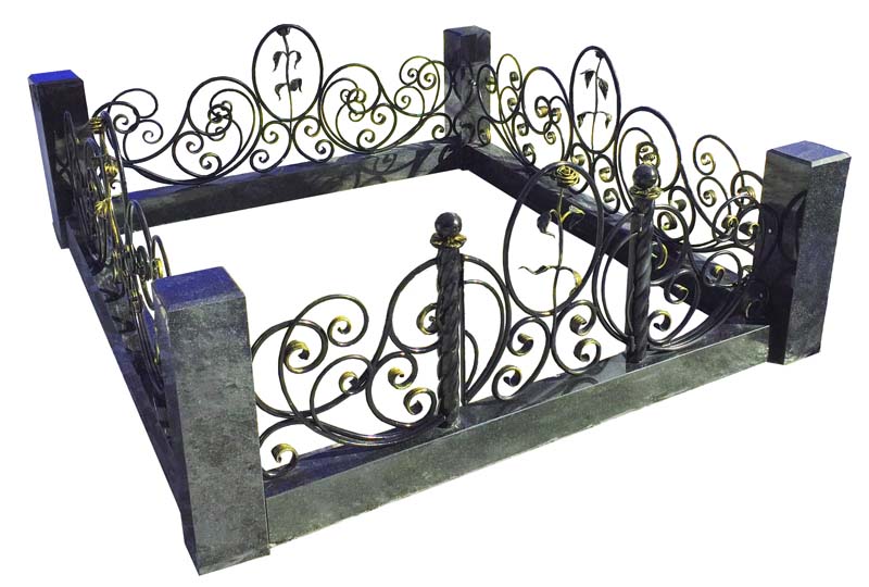 Цоколь с оградой комплекс Роза-Элит ЦО-16