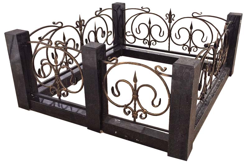 Цоколь с оградой комплекс Ода ЦО-19