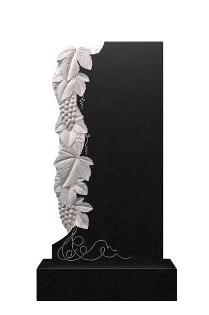 Вертикальный памятник с гроздьями винограда Д-31