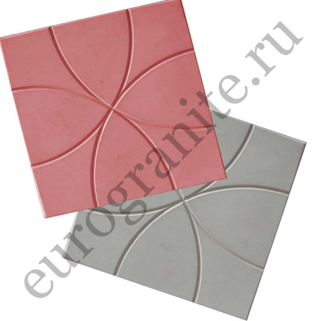 Плитка тротуарная рисунок «Цветок»