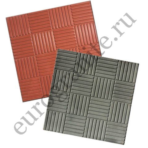 Плитка тротуарная рисунок «Паркет»