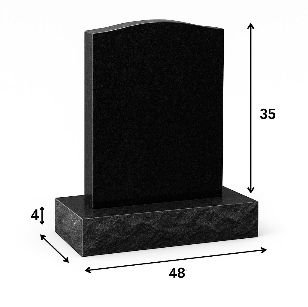 Размеры памятников на могилу из гранита