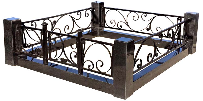 Цоколь с оградой комплекс Лиана ЦО-2