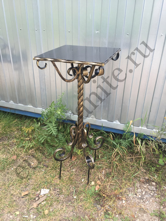 Столик на могилу кованый «Ода-2» СМ-45