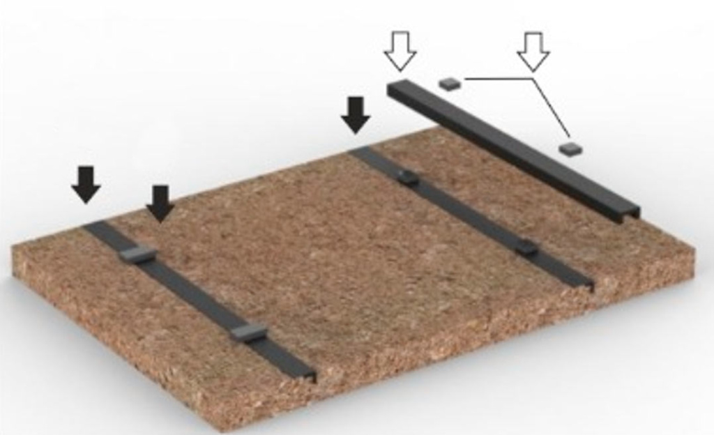 Установка швеллеров и маячков