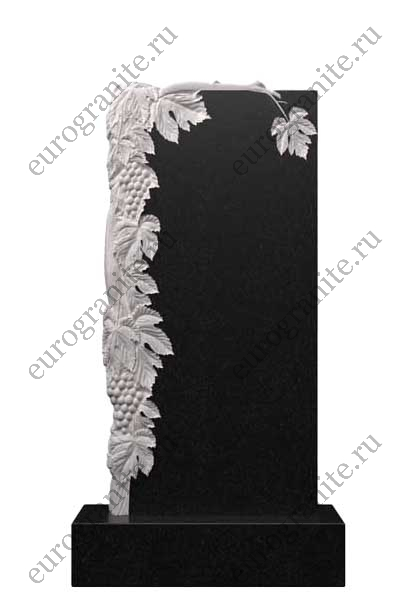 Вертикальный памятник с виноградной лозой Д-26