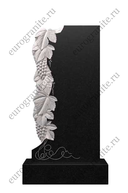 Вертикальный памятник с гроздьями винограда Д-31