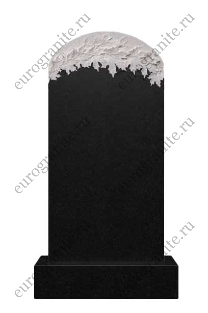 Гранитный памятник арка с кленовыми листьями Д-3