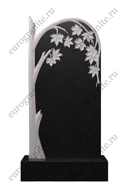 Гранитный памятник с кленовым деревом Д-9