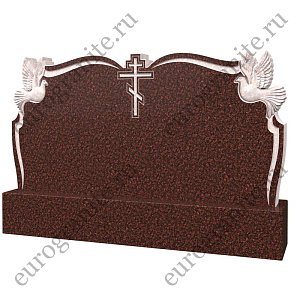 Памятник книга с голубями из гранита PG-9