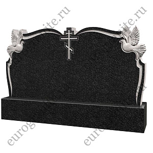 Памятник книга с голубями из гранита PG-9