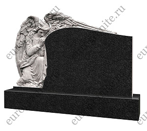 Горизонтальный памятник с ангелом AG-3