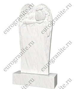Памятник со скорбящим ангелом AG-7