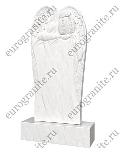 Детский памятник со скорбящим ангелом AG-7