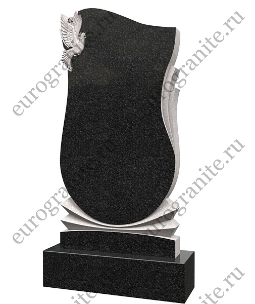 Памятник бутон с голубем PG-8