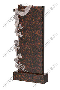 Памятник с розами и крестом с плащаницей ST-122