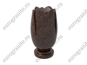 Ваза из гранита  ТЮЛЬПАН-2 (ручная-работа) AV-6