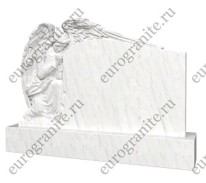 Горизонтальный памятник с ангелом AG-3
