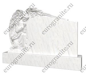 Горизонтальный памятник с ангелом AG-3