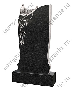 Памятник c голубями на ветке плакучей ивы PG-7