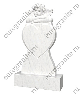 Памятник ангел с сердцем AG-13