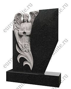 Памятник с ангелом крестом и плащаницей AG-19