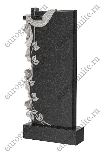 Памятник с розами и крестом с плащаницей ST-122