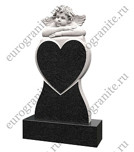 Памятник ангел с сердцем AG-13